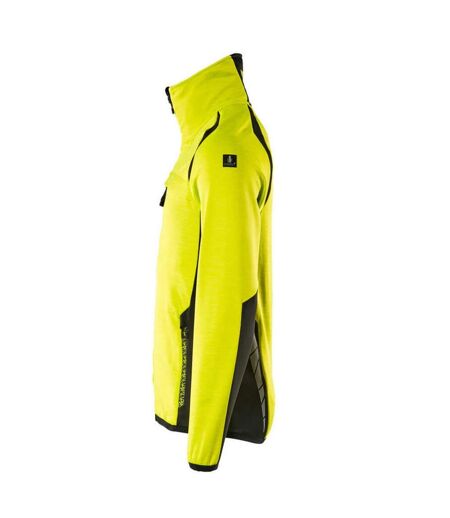 Veste Polaire Accelerate Safe Homme Jaune Fluo Noir Mascot