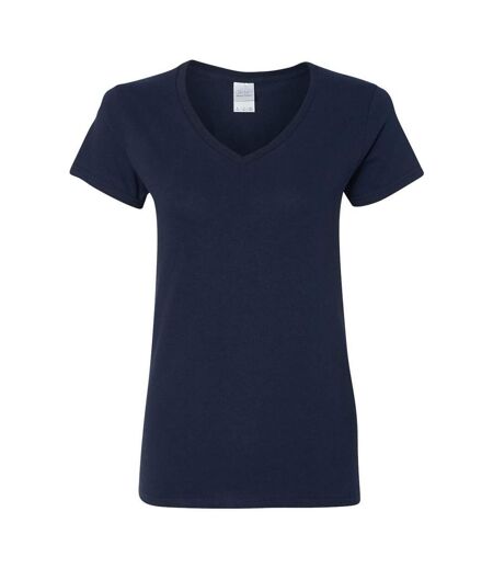 T-shirt Femme Bleu Marine Gildan
