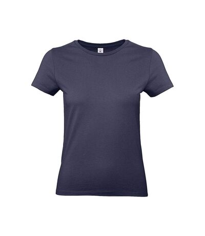 Womens/ladies #e190 T-shirt Navy Blue B&C