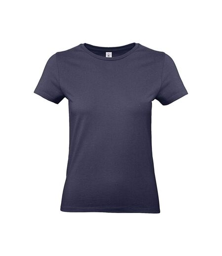 Womens/ladies #e190 T-shirt Navy Blue B&C