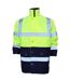 Veste haute visibilité unisexe jaune /bleu marine Yoko-1