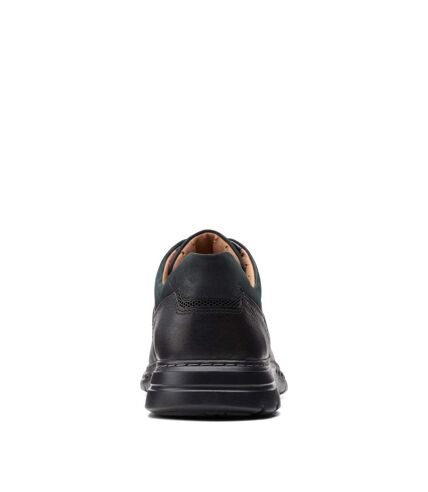 Clarks Mens Un Brawley Lace Leather Shoes (Black) - UTCK109
