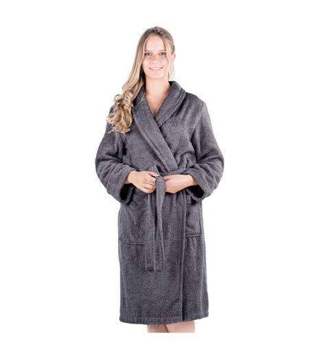 Peignoir coton ROYAL CRESENT col châle