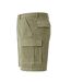 Mens Cotton Plain Cargo Shorts Silver Sage Jack Wills-3