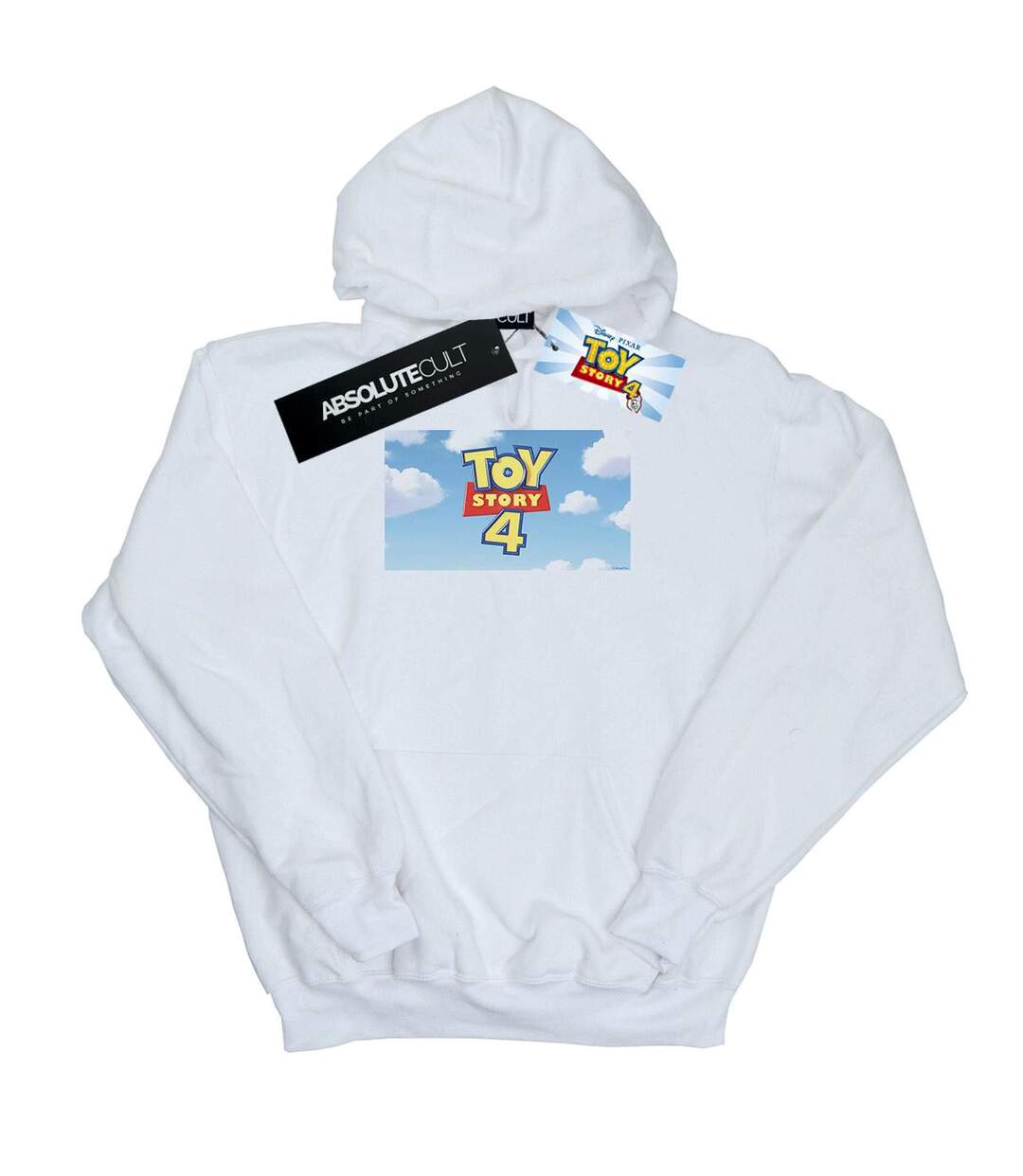 Disney - Sweat à capuche TOY STORY CLOUD LOGO - Femme (Blanc) - UTBI15188-1