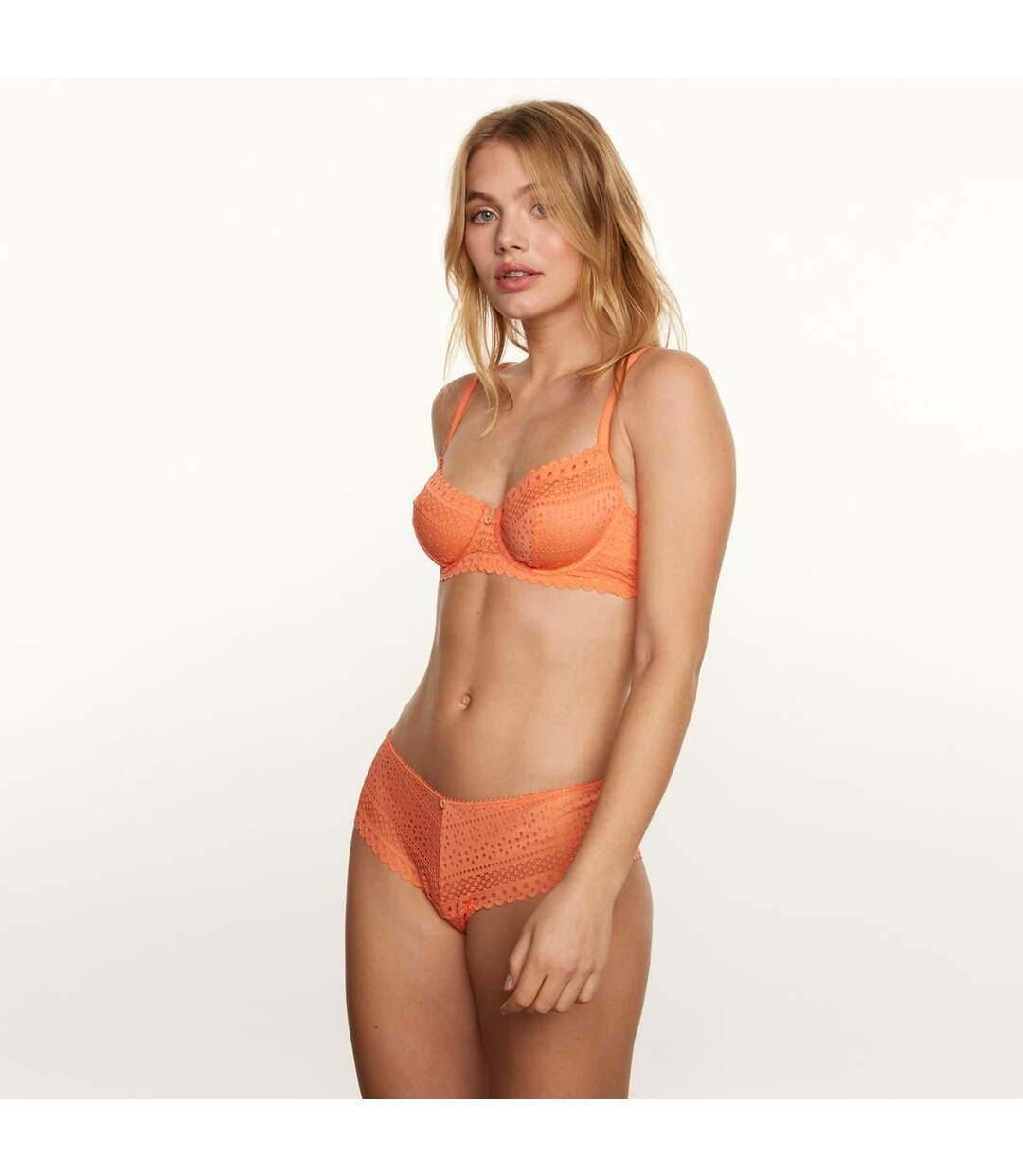 Soutien-gorge à armatures orange Tendance