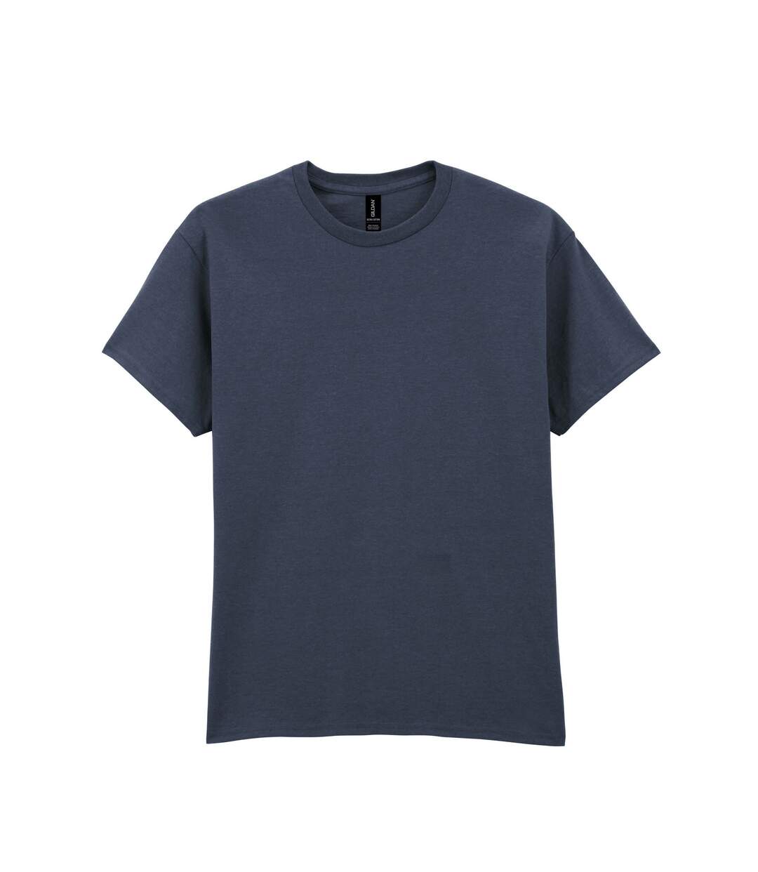 T-shirt Adulte Bleu Marine Chiné Gildan-2