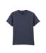 T-shirt Adulte Bleu Marine Chiné Gildan-2
