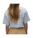 Polo bleu/blanc femme vero moda awmaren 2/4-2