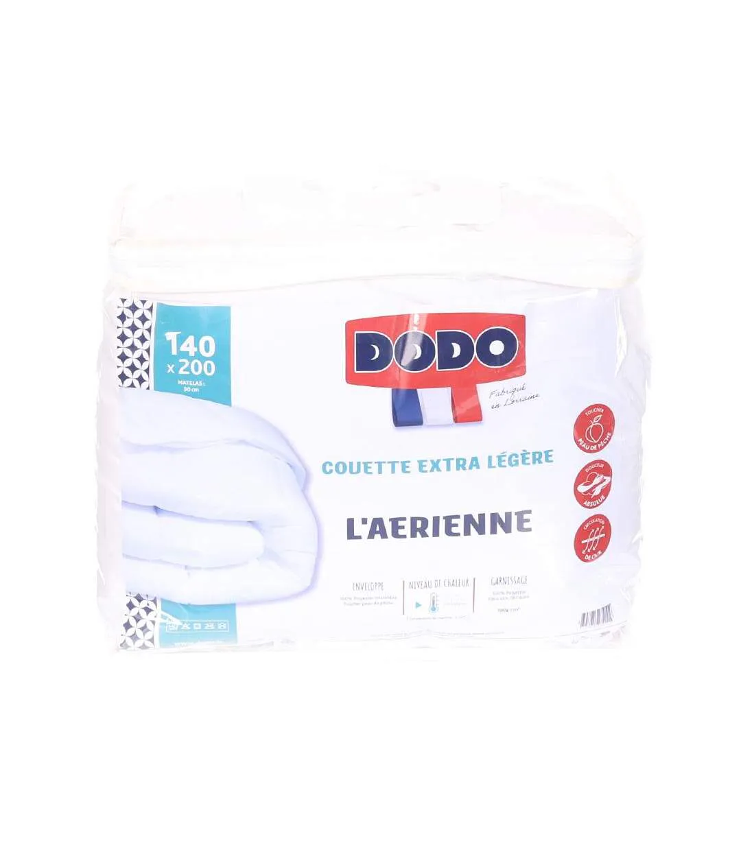 Couettes blanc dodo couette peau de peche 140x200-1
