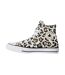 Womens/ladies Classic Hi Leopard Print Flat High Top Trainers Leopard Converse-2