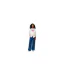 Sweat Court À Capuche Motif/style Universitaire Femme Blanc Cassé Tommy Jeans-1