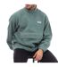 Mens Quarter Sherpa Fleece Mock Neck Jacket Green Levis-4