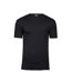Tee Jays Mens Interlock T-Shirt (Black) - UTPC4094-1