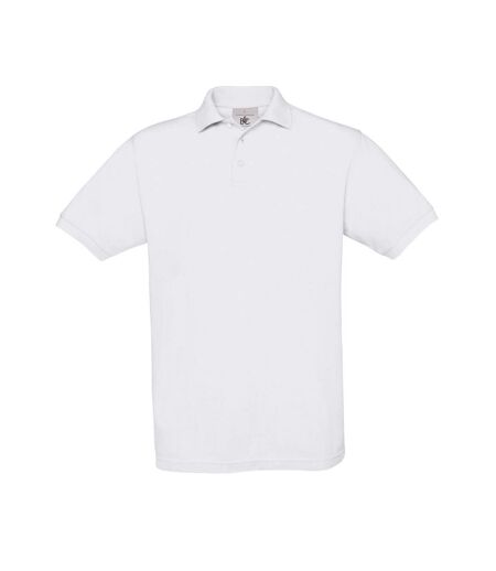 Mens Safran Polo Shirt White B&C