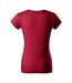 T-shirt Resist Femme Rouge Foncé Malfini-2