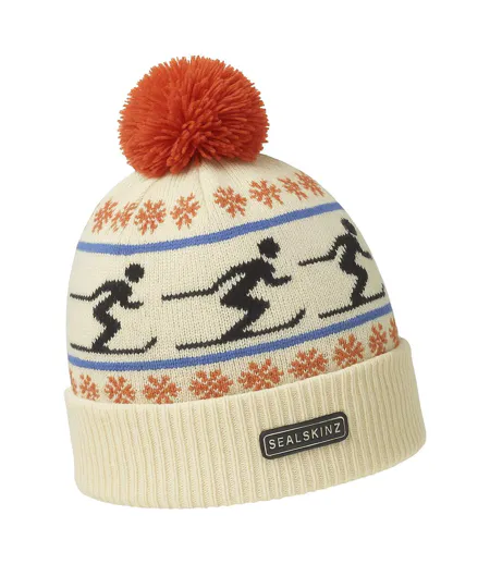 Waterproof Cold Weather Ski Bobble Hat for Men and Women
