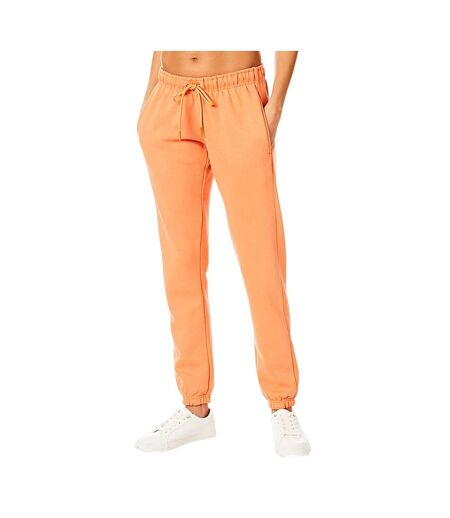 Womens/ladies soft touch sweatpants orange Light And Shade