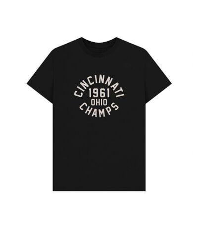 T-shirt Motif/style Universitaire Cincinnati Champs Adulte Noir Park Fields