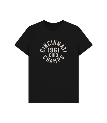 T-shirt Motif/style Universitaire Cincinnati Champs Adulte Noir Park Fields