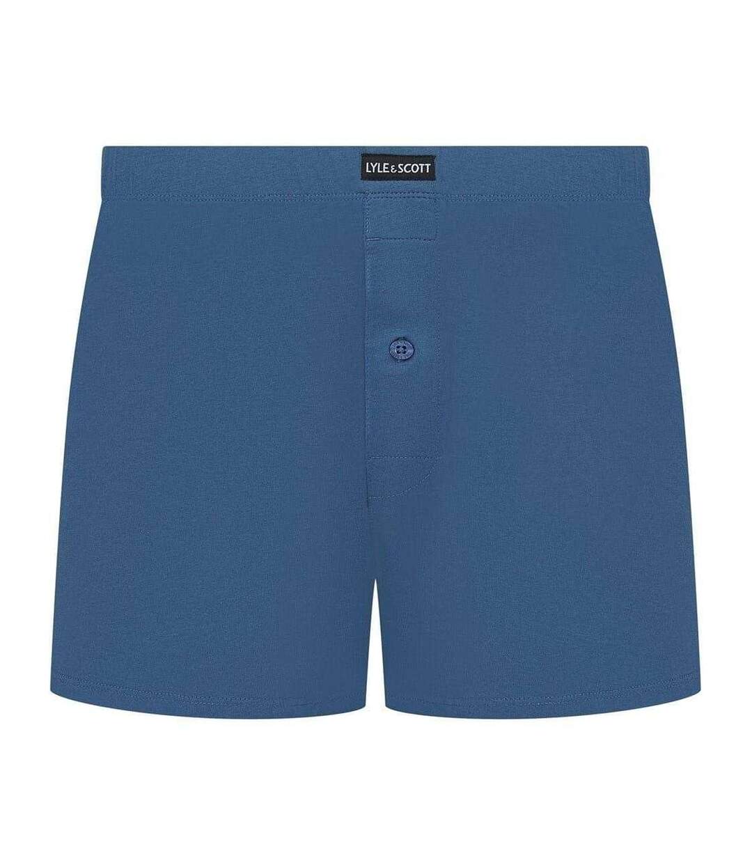 Lot De 3  Caleçons Unis Homme Gris Bleu Lyle & Scott-2