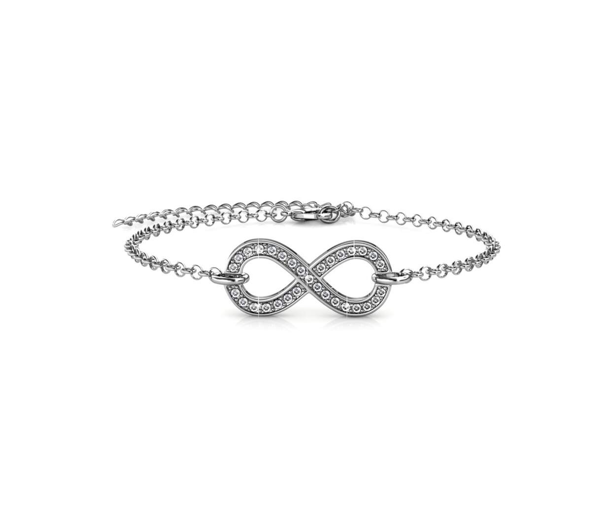 Bracelet Infinity Eight, Cristal d'Autriche-3