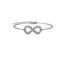 Bracelet Infinity Eight, Cristal d'Autriche-3