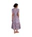 Womens/ladies Sardinia Floral Uv Tiered Dress Multicoloured Mountain Warehouse-2