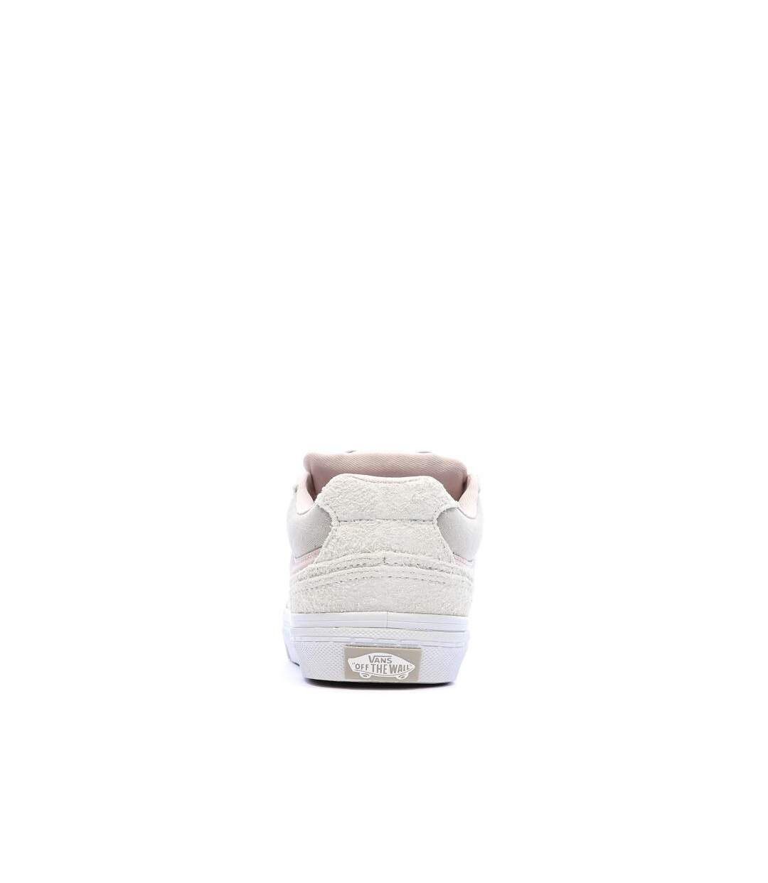 Baskets blanches/rose pale/grises femme vans caldrone-3