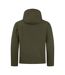 Mens Padded Soft Shell Jacket Fog Green Clique-2