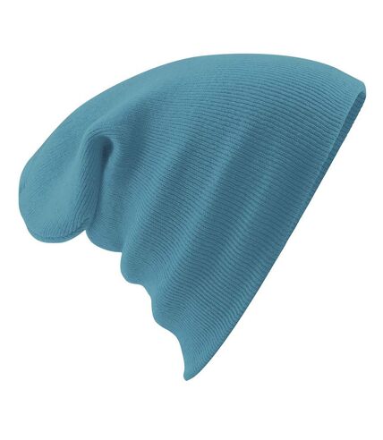 Bonnet tricoté unisexe bleu foncé Beechfield