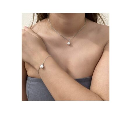 Parure Full Moon Crystal Pearl - Perle d’imitation