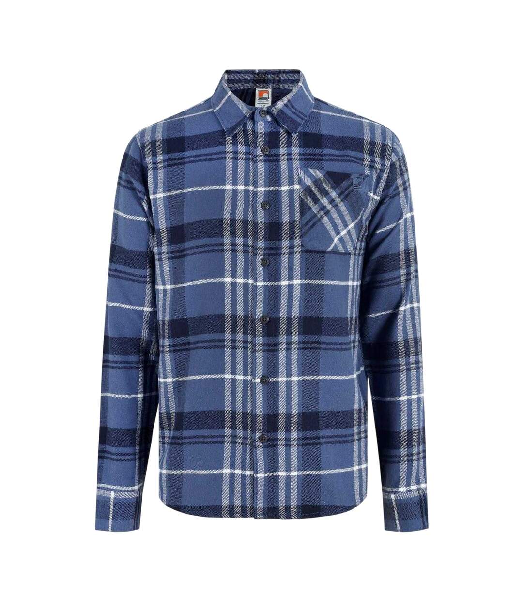 Chemise Manches Longues Motif/style À Carreaux Homme Bleu Marine SoulCal-1