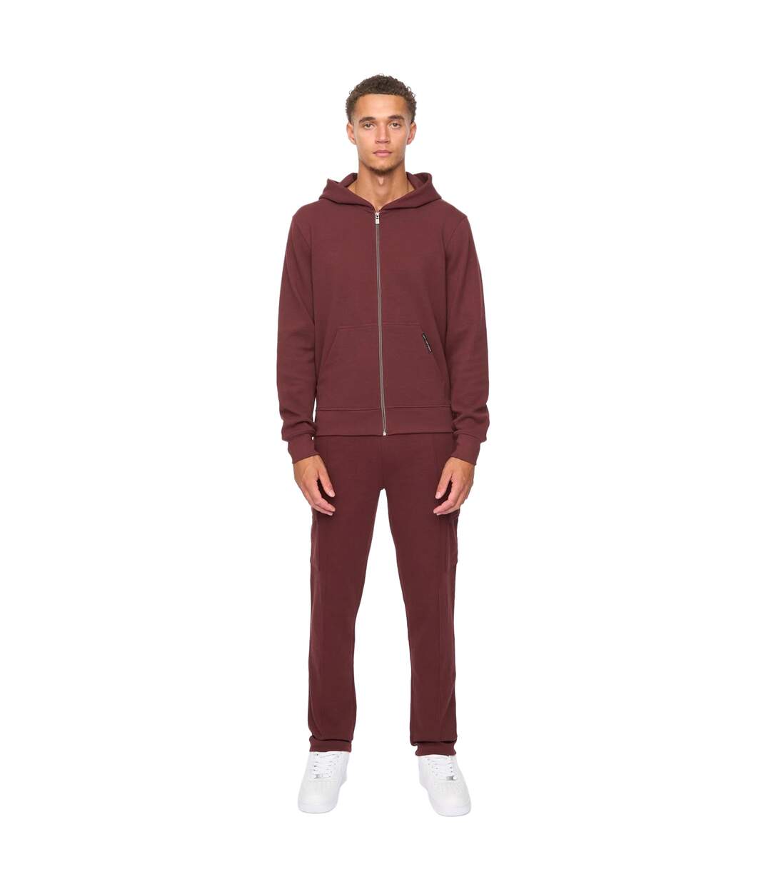 Mens Optimus Hoodie And Joggers Set Wine Duck And Cover-1