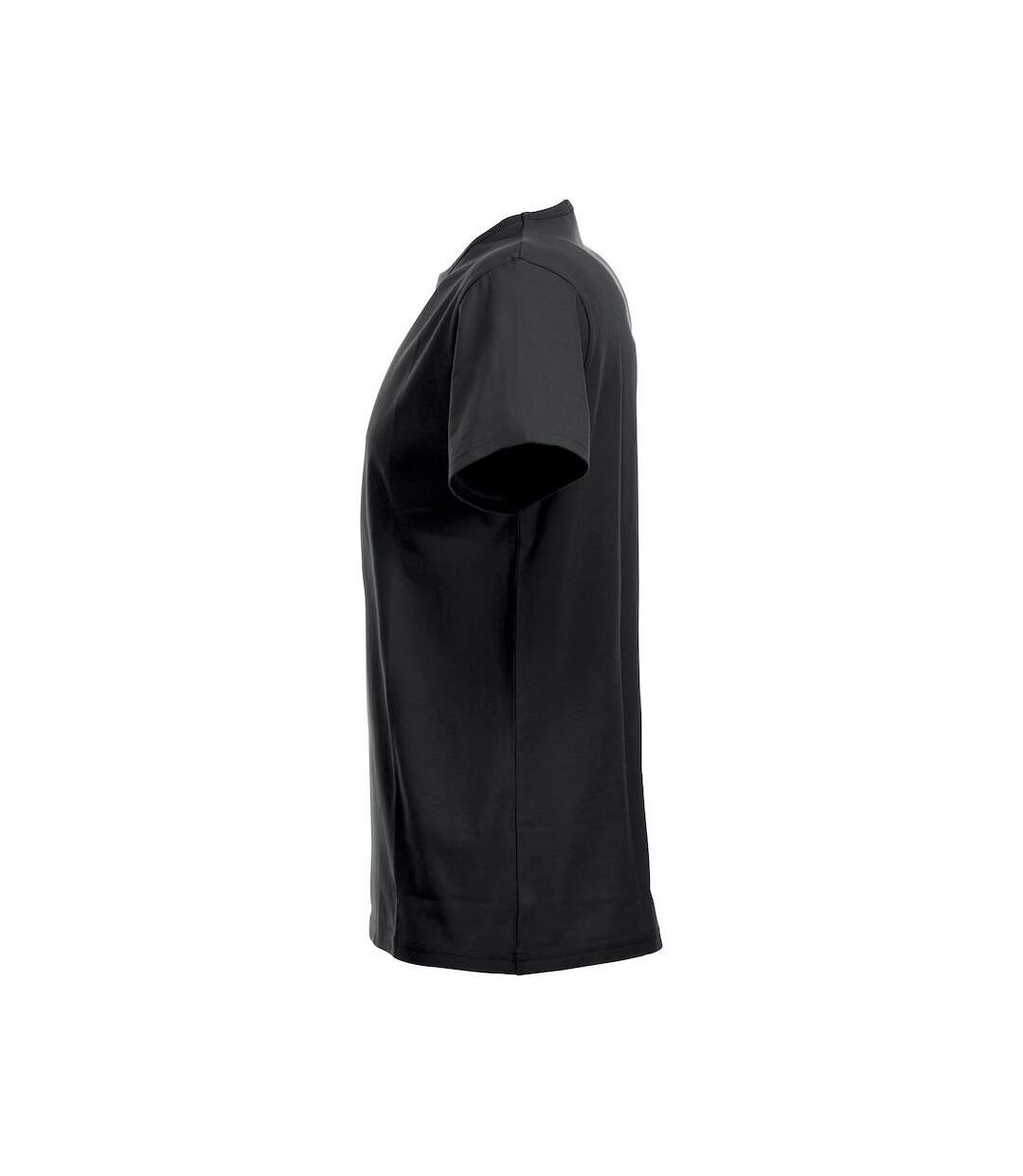 Mens Stretch T-shirt Black Clique-3