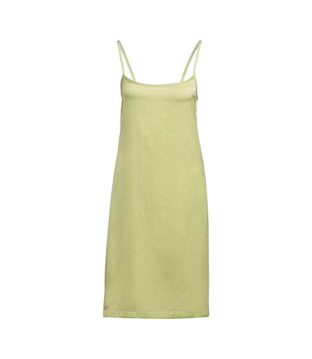 Womens/ladies Originals Square Neck Slip Dress Green Adidas