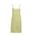 Womens/ladies Originals Square Neck Slip Dress Green Adidas-2