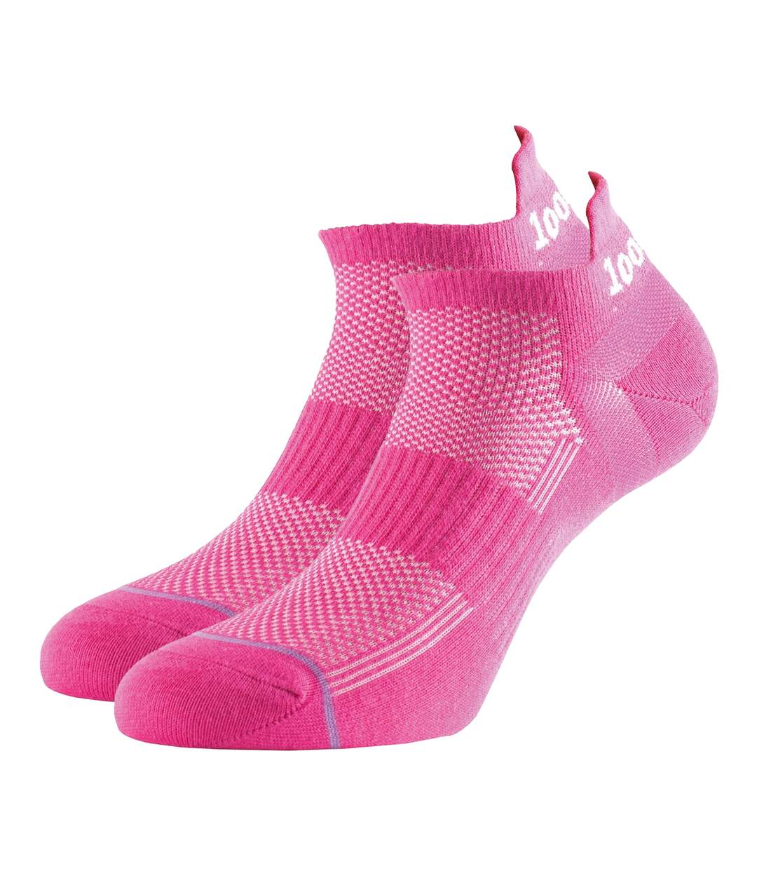 Socquettes ultimate femme rose vif 1000 Mile