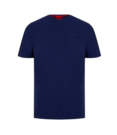 T-shirt Motif/style Bande Homme Bleu Foncé Hugo