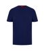 T-shirt Motif/style Bande Homme Bleu Foncé Hugo-1