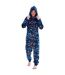 Mens Game Over Game Controller Fleece Jumpsuit Multicoloured Floso-2