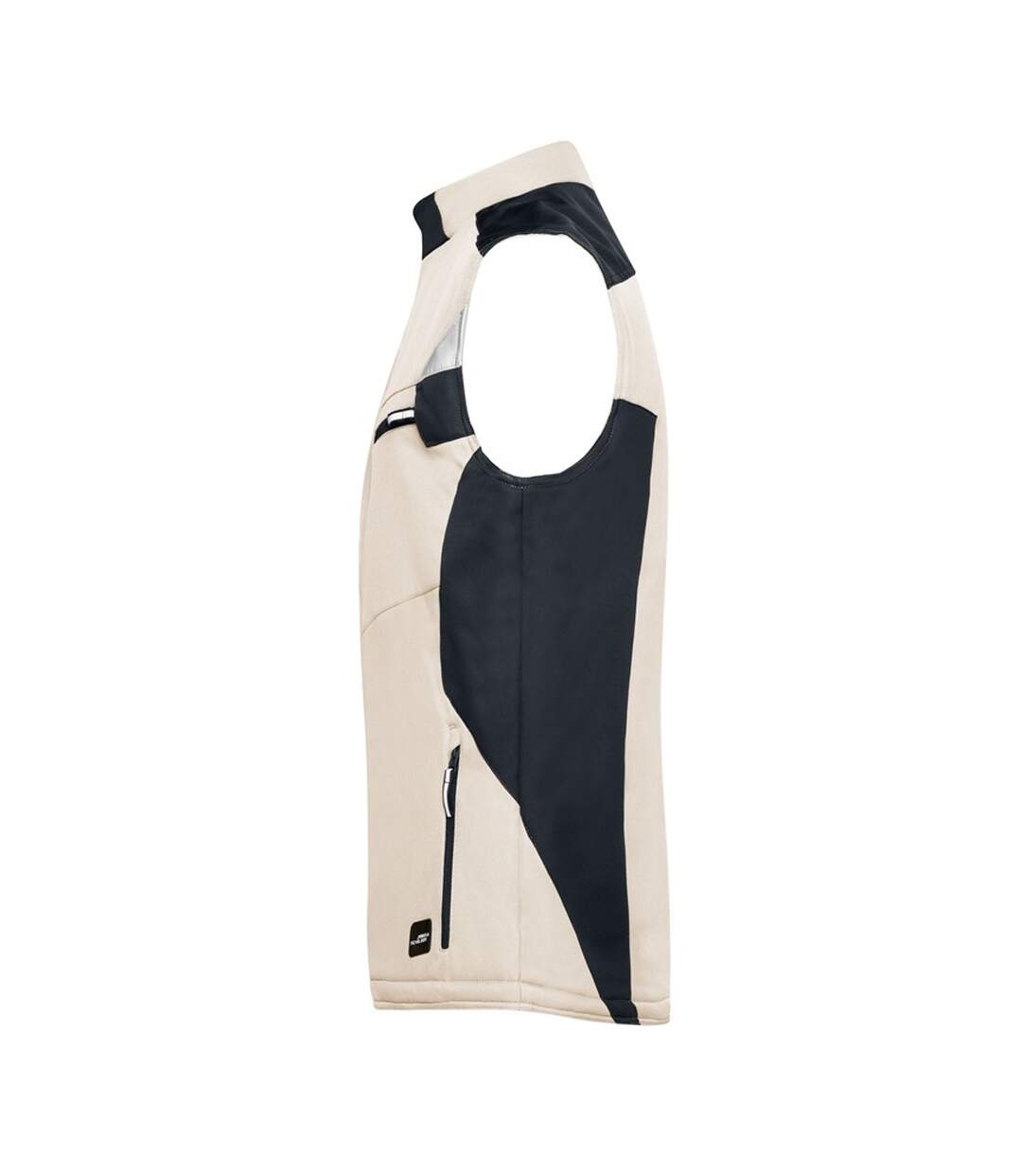 Veste Sans Manches Adulte Beige Gris Noir James And Nicholson-3