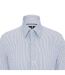 Mens Geometric Pattern Long-sleeved Shirt Pastel Blue Boss-3