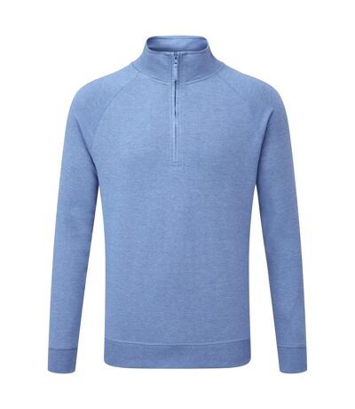 Russell Mens HD 1/4 Zip Sweatshirt (Blue Marl) - UTRW5503