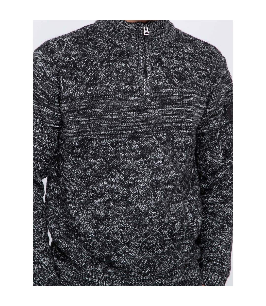 Pull col montant zippé LORDJIM-4