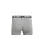 Crosshatch Mens Astral Boxer Shorts (Pack of 5) (Charcoal Marl) - UTBG151