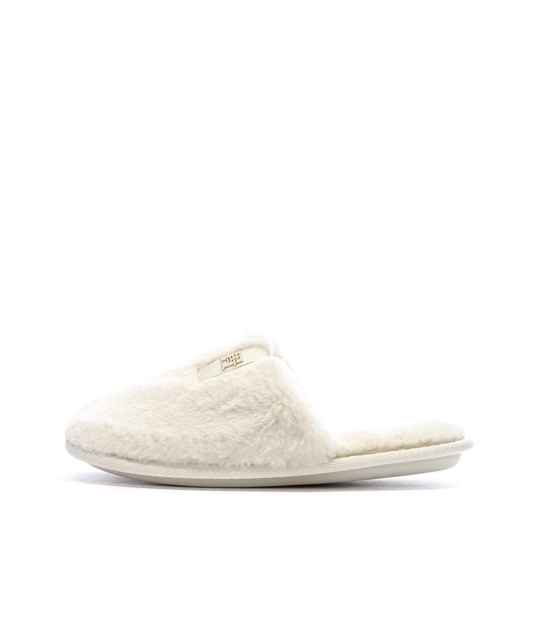 Chausson beige femme tommy hilfiger house-1