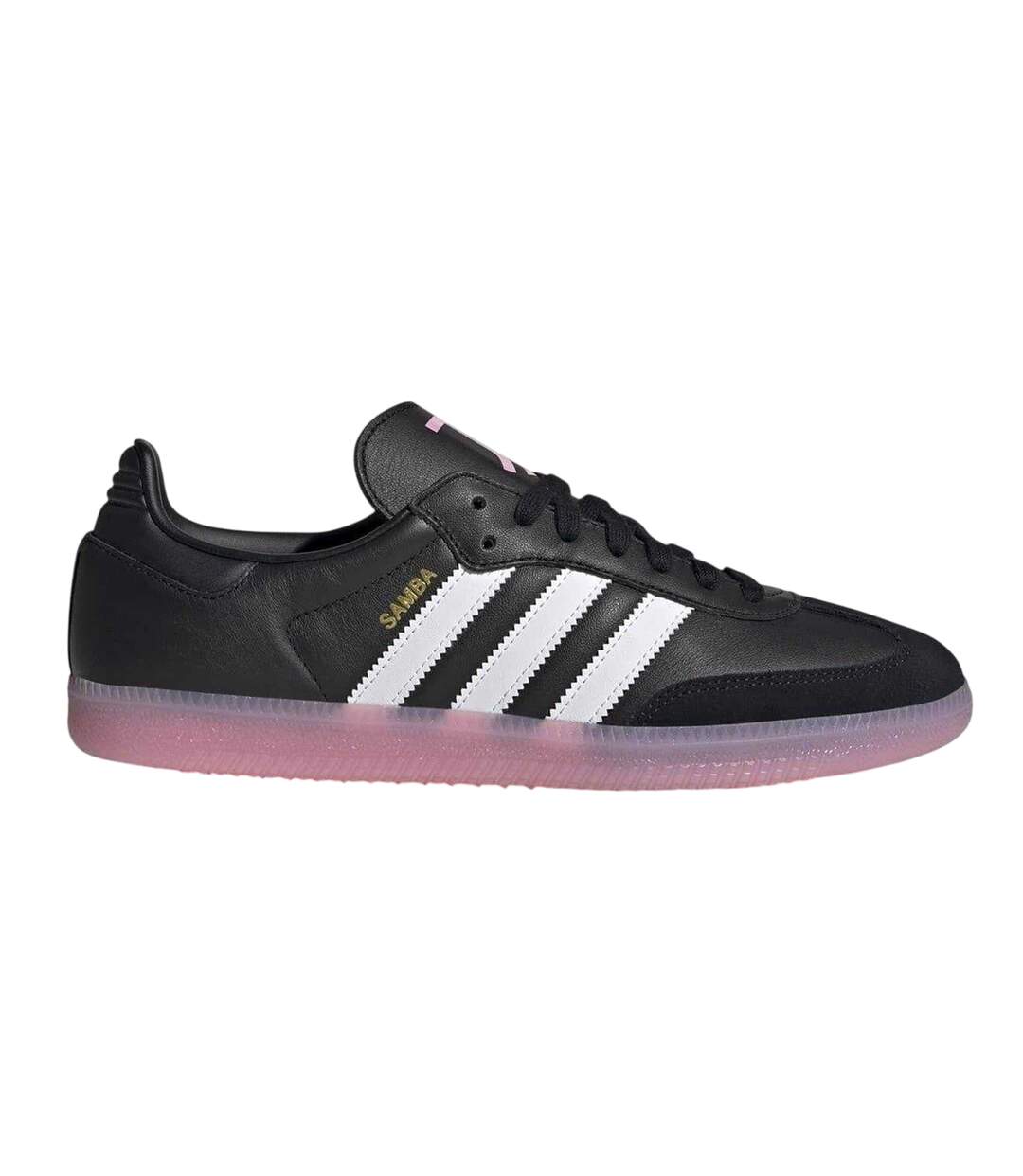 Mens Samba Club Juventus Fc Leather Trainers Black White Pink Adidas-1