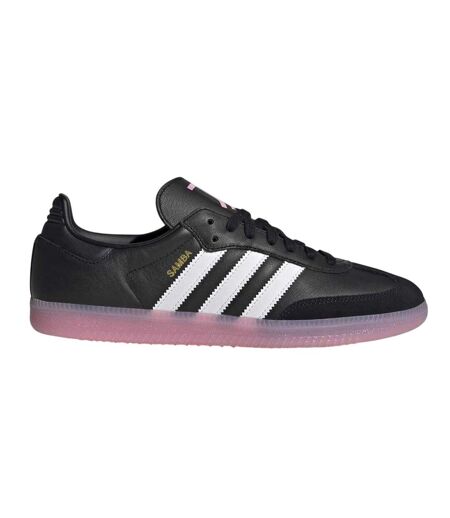 Mens Samba Club Juventus Fc Leather Trainers Black White Pink Adidas