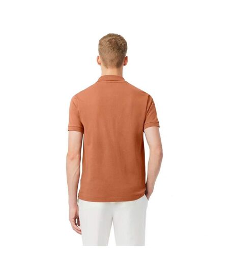 Mens L.12.12 Original Pique Classic Polo Shirt Brown Lacoste